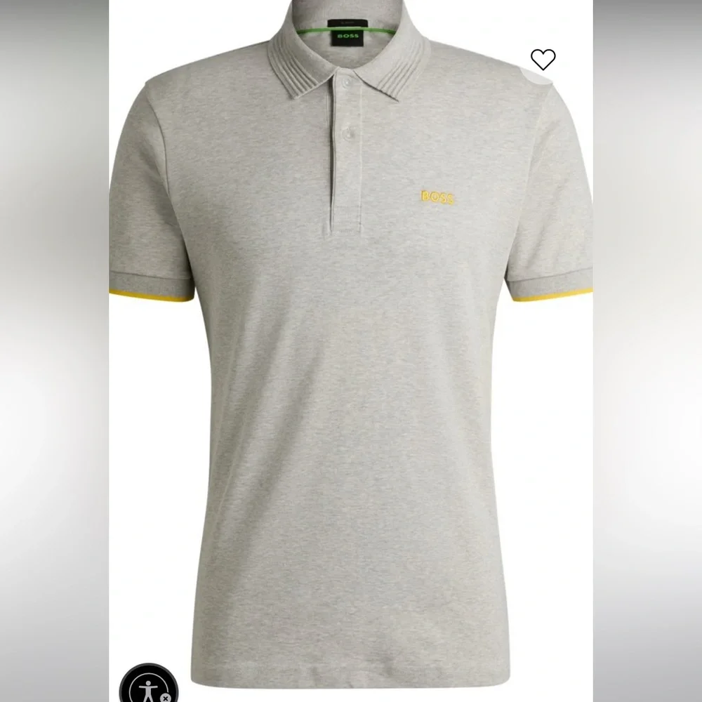 Hugo BOSS Paule_NCSA Interlock-Cotton Slim fit Polo shirt size XXL